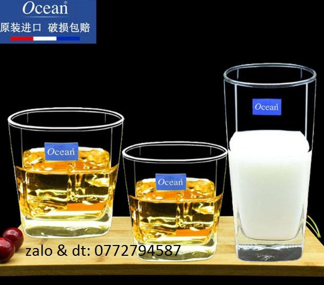 Ly Thủy Tinh Ocean Plaza Rock 195ml B11007 ; 295ml B11010 ; Nhập Khẩu Thái Lan