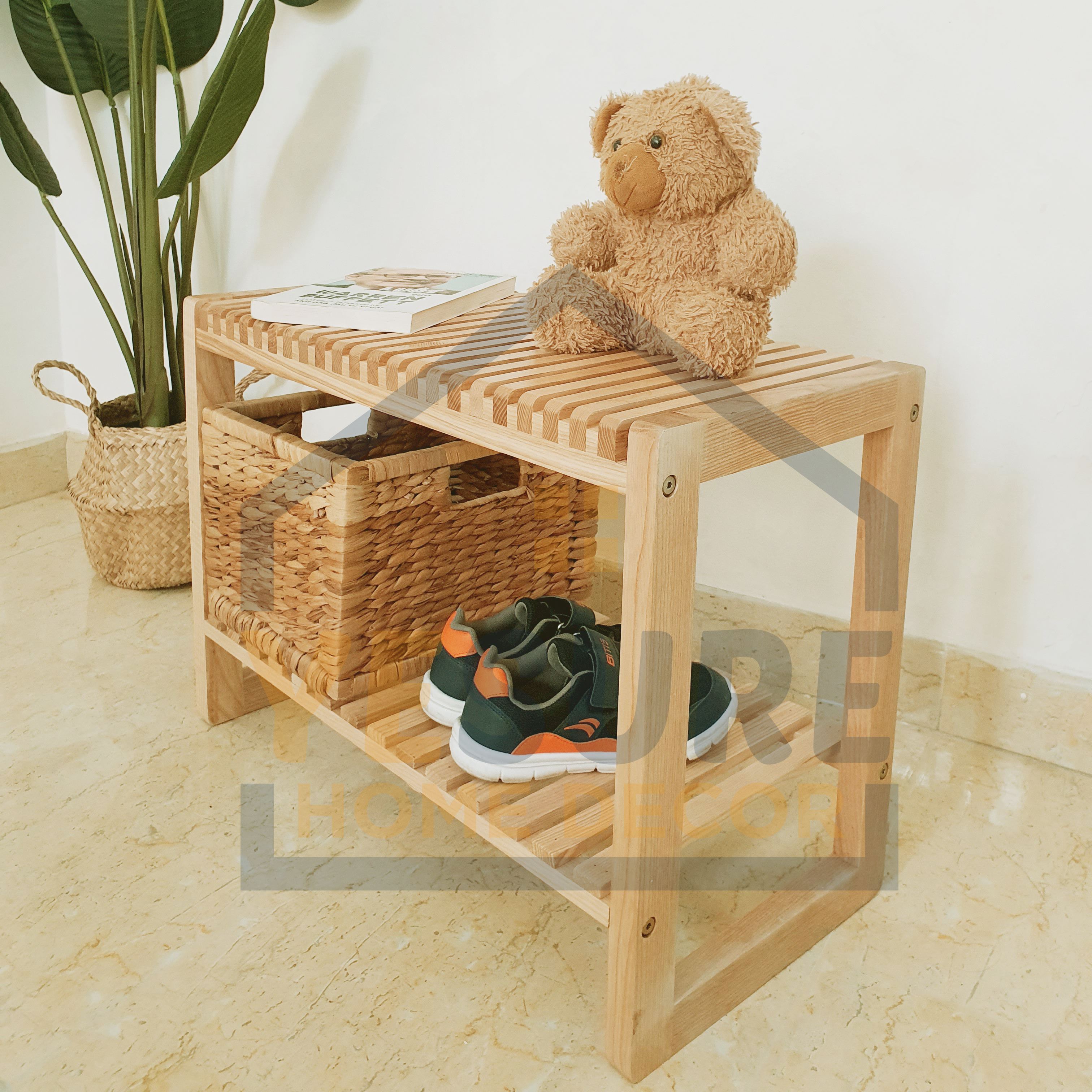 Kệ gỗ Tần Bì  đa năng dùng trang trí phòng ngủ , tab đầu giường , để giầy dép YESURE HOME DECOR - Hàng chính hãng