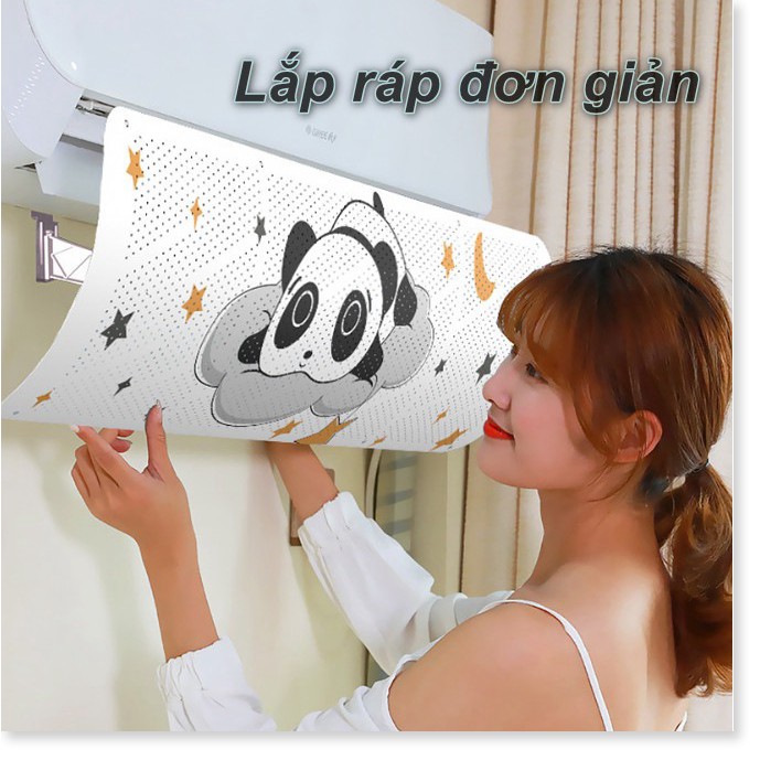 Thiết bị cản gió điều hòa, chống nhiễm lạnh điều hòa, máy lạnh đặc biệt cho gia đình có trẻ nhỏ, người già, dễ lắp đặt và điều chỉnh thay đổi hướng gió