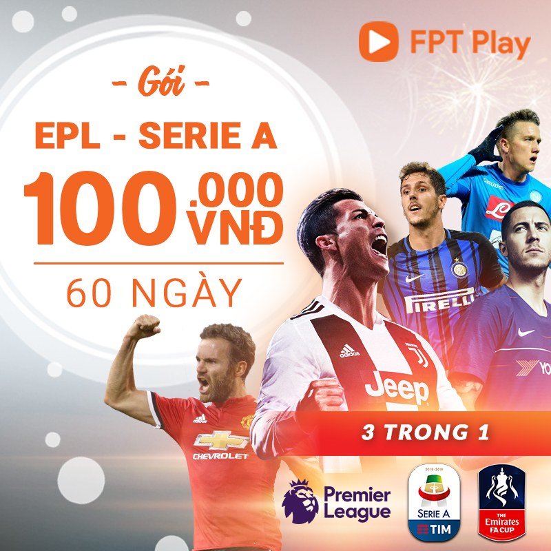 FPT Play Box 2018 (4K, Bluetooth 4.0)  tặng Gói Kênh Giải Trí 12 tháng và Gói Ngoại Hạng Anh, FA, Serie A 2018-2019 - Hàng Chính Hãng