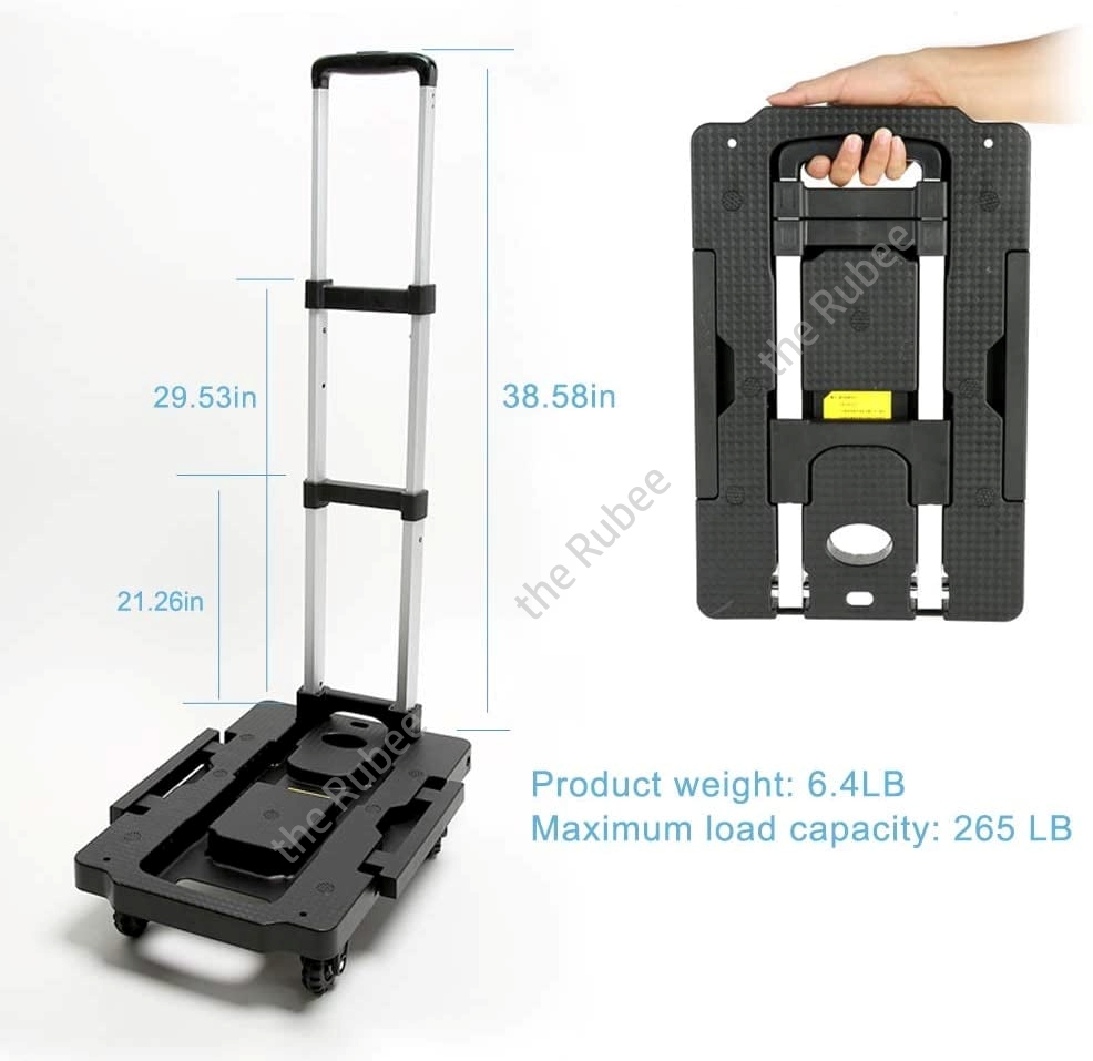 Xe đẩy hàng gấp gọn - Tải trọng 125kg - Trusted by the Rubee