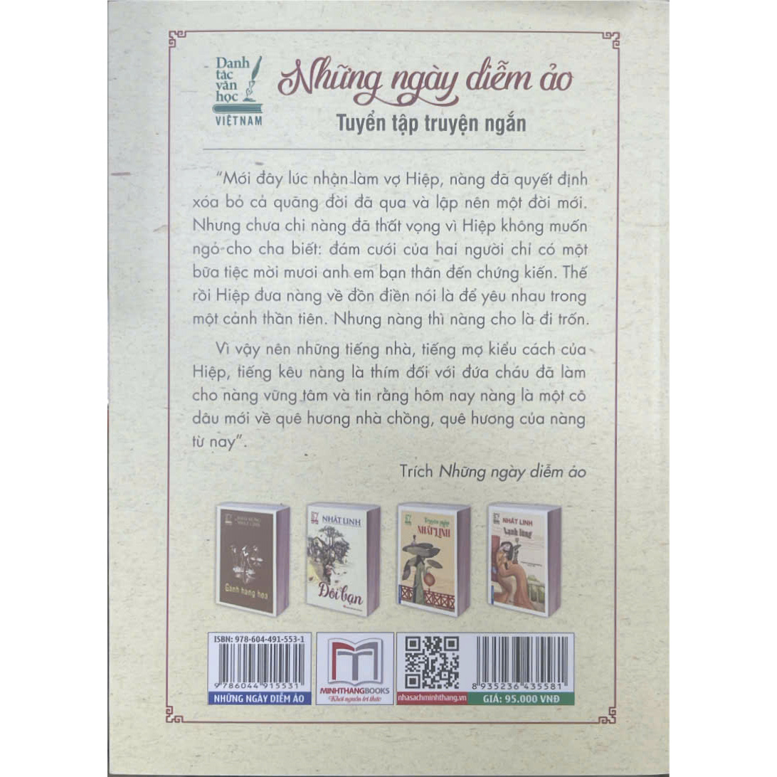 Những Ngày Diễm Ảo - Truyện Tập Truyện Ngắn (In theo bản Phượng Giang 1973)