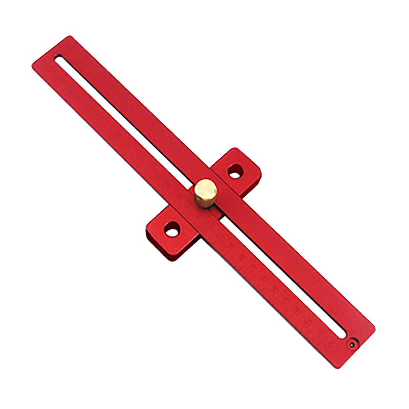 Precision Woodworking Scribe Ruler Gauge for Woodworking Measuring Carpenter