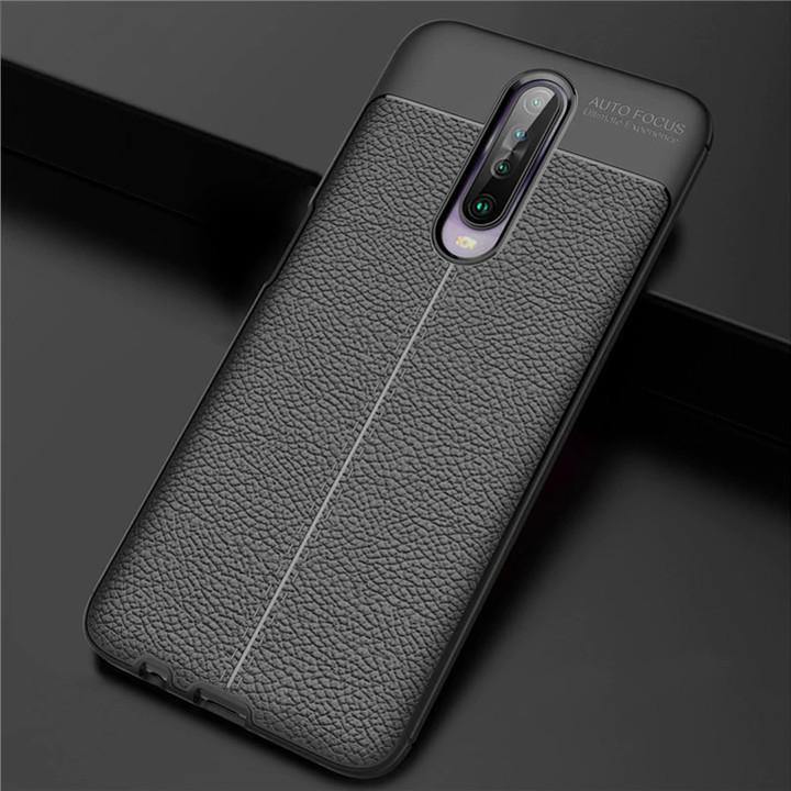 Ốp lưng Xiaomi Redmi K30 Silicon giả da Auto Focus