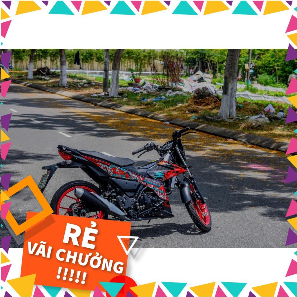 Tem Rời Raider FI Mẫu Cá Chép Đỏ