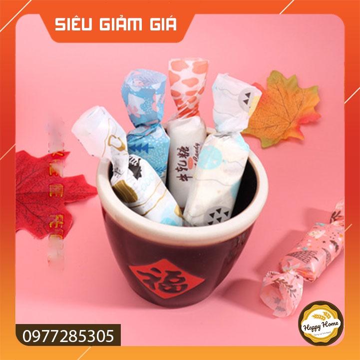 Giấy gói kẹo Nougat SET 100 hình cây thông nô en xinh xắn