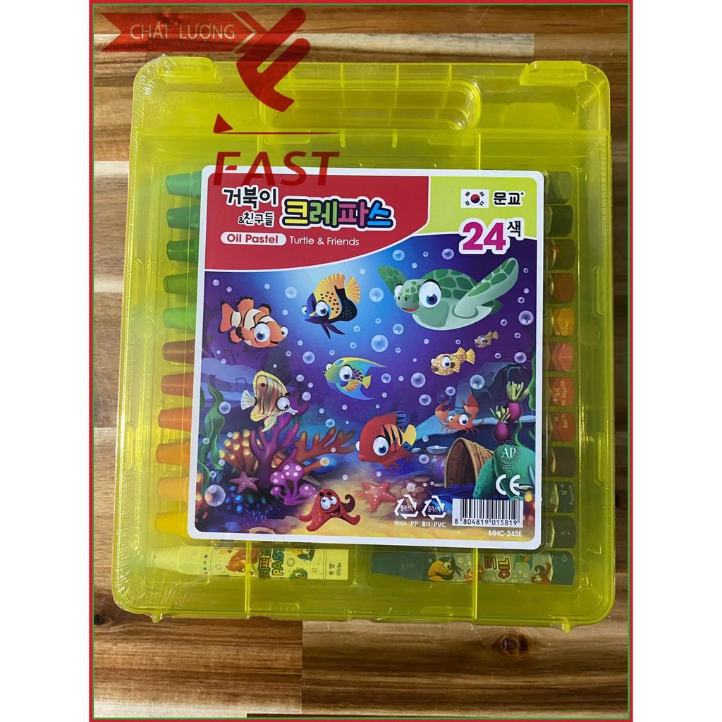 Bút sáp dầu Mungyo 24 màu MHC-24SE - Toppoint