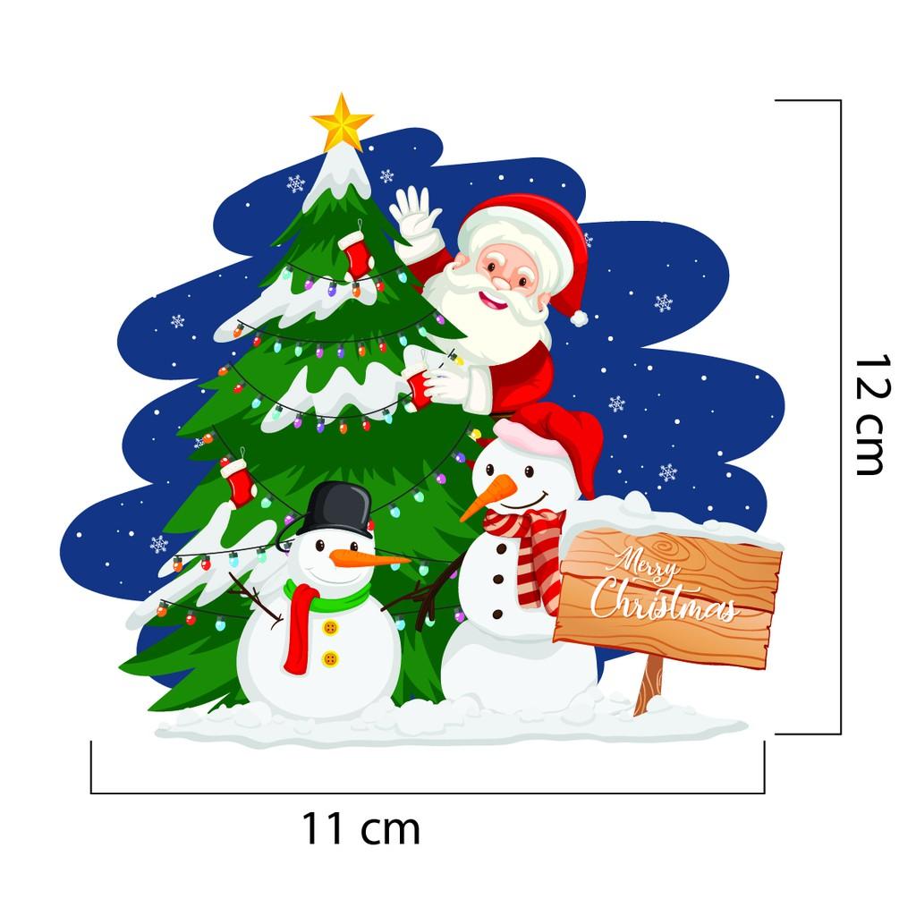 Sticker Trang Trí Noel Mã 01 - Sticker Dán Mũ Bảo Hiểm , Hình Dán Trang Trí Laptop , Điện Thoại Chất Liệu Chống Nước