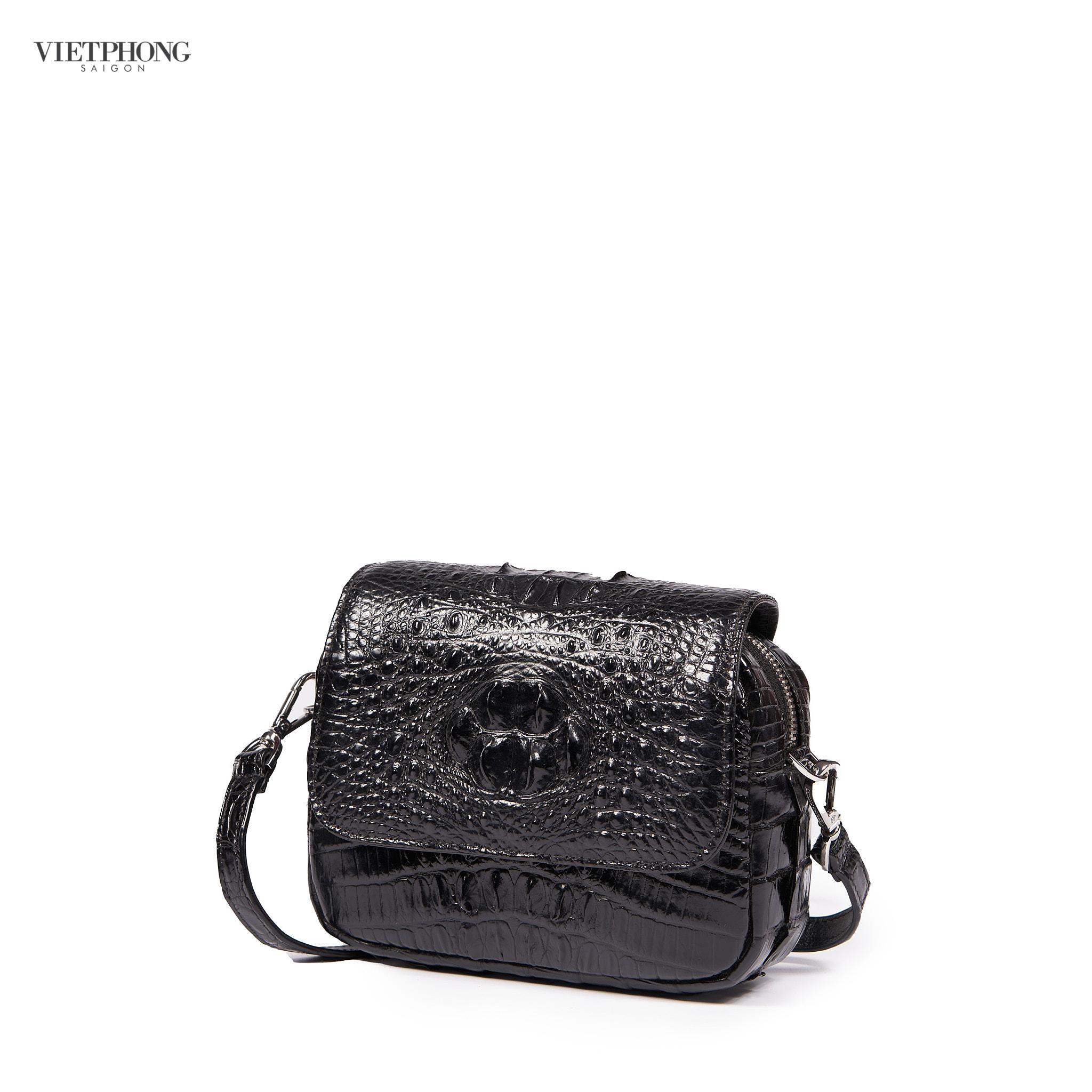 Túi đeo chéo da cá sấu nữ VIETPHONG Ruby Mini Bag T81