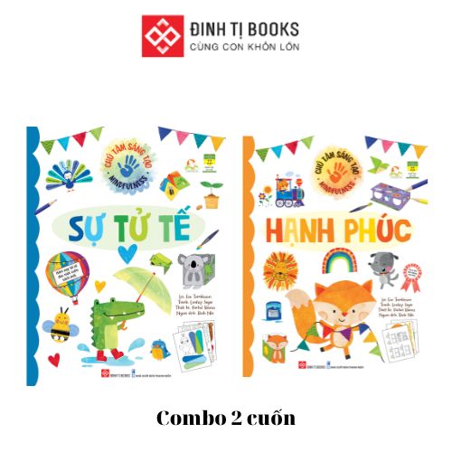 Sách - Combo - Chú Tâm Sáng Tạo - Mindfulness 2 Tập - Đinh Tị Books Phát Hành - Combo 2 Cuốn