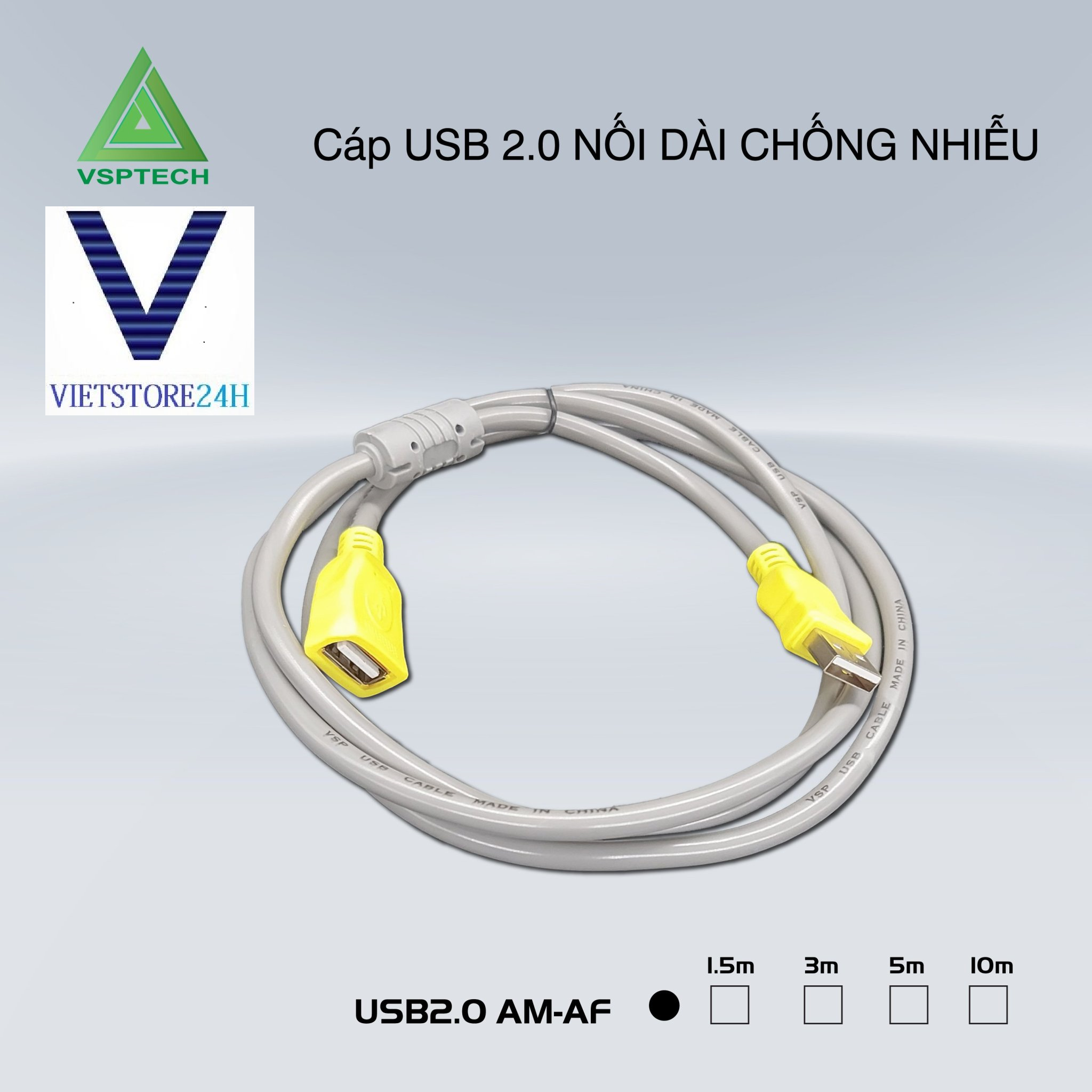 Cáp USB Nối Dài VSPTECH 2.0 - Hàng chính hãng