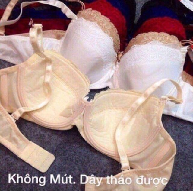 ÁO NGỰC TRƠN PHỐI REN KHÔNG MÚT CÓ GỌNG