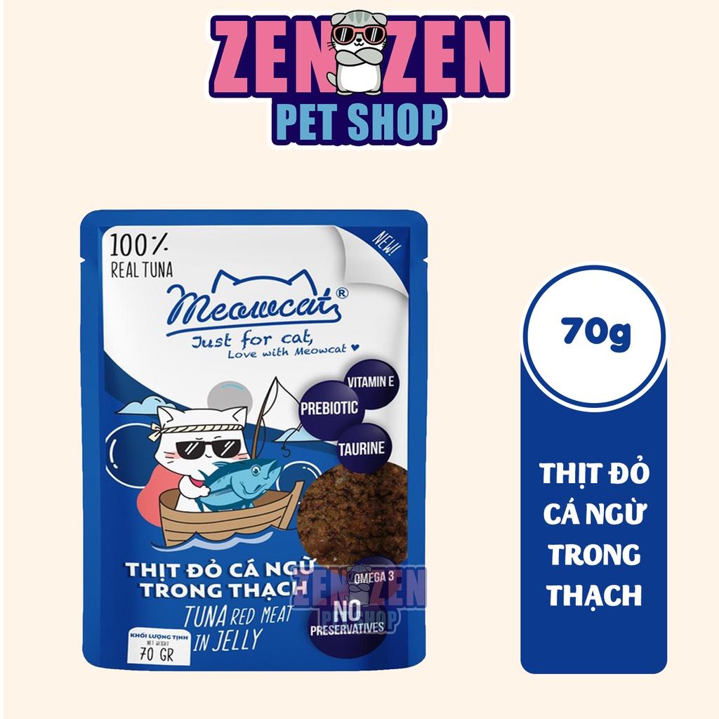 Thùng Pate cho mèo Meowcat 48 gói x 70g