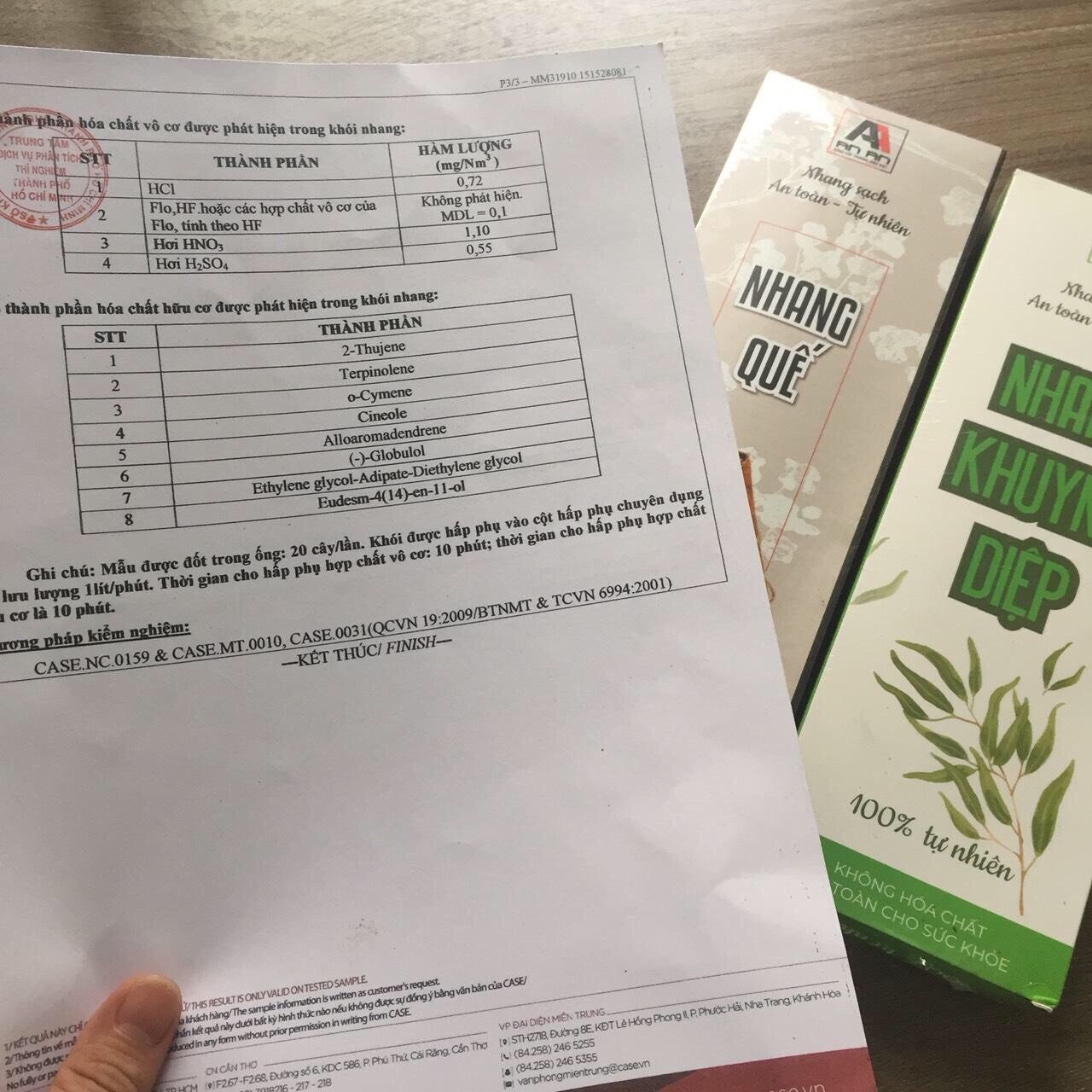 Combo Nhang Quế + Nhanh khuynh diệp ( 200 nén/hộp)| An toàn bà bầu và trẻ nhỏ. Mùi thơm dịu nhẹ, thanh lọc không khí, không gây ố trần nhà. 100% thiên nhiên