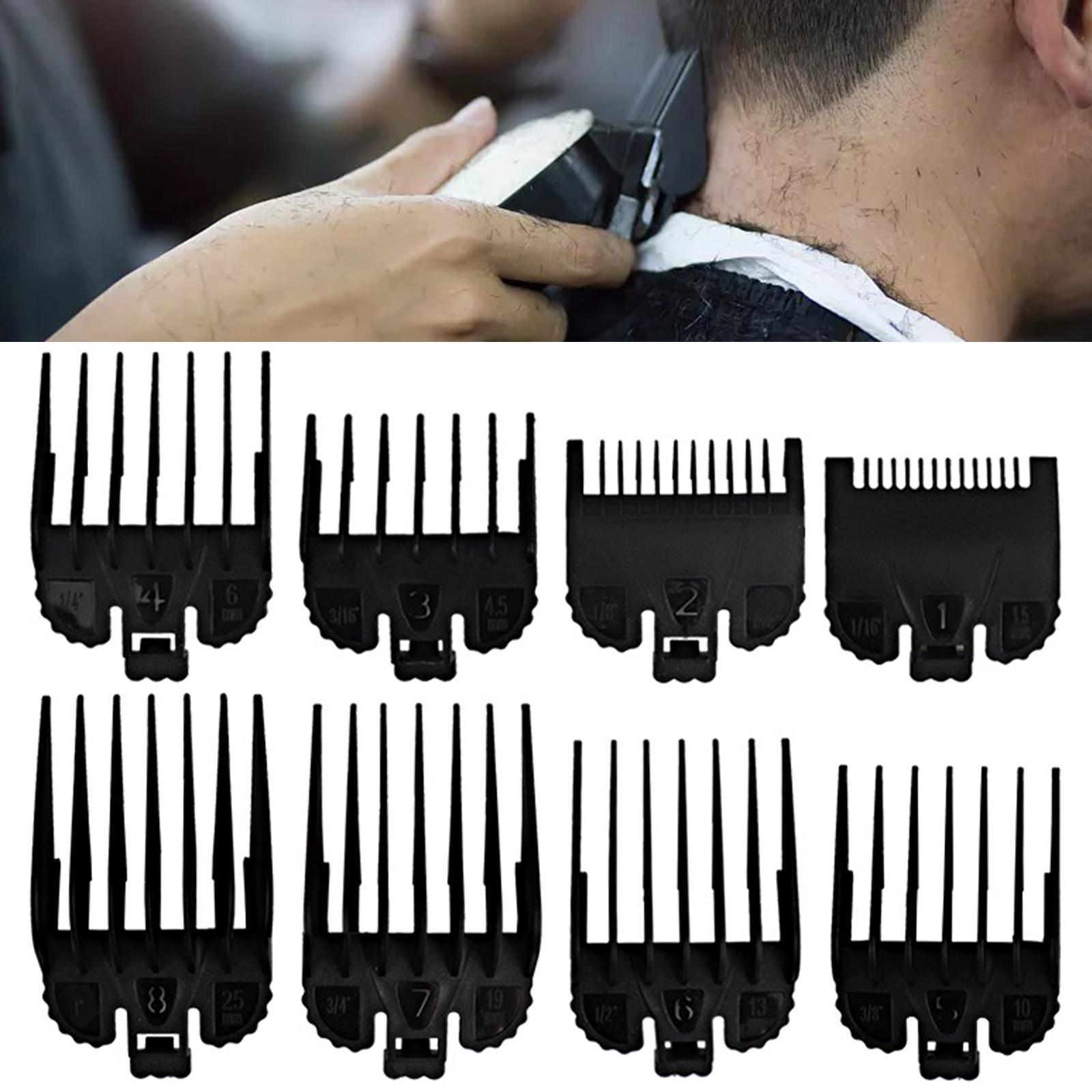 8 Piece/Set Hair Guide Combs Attachment Barber Tool