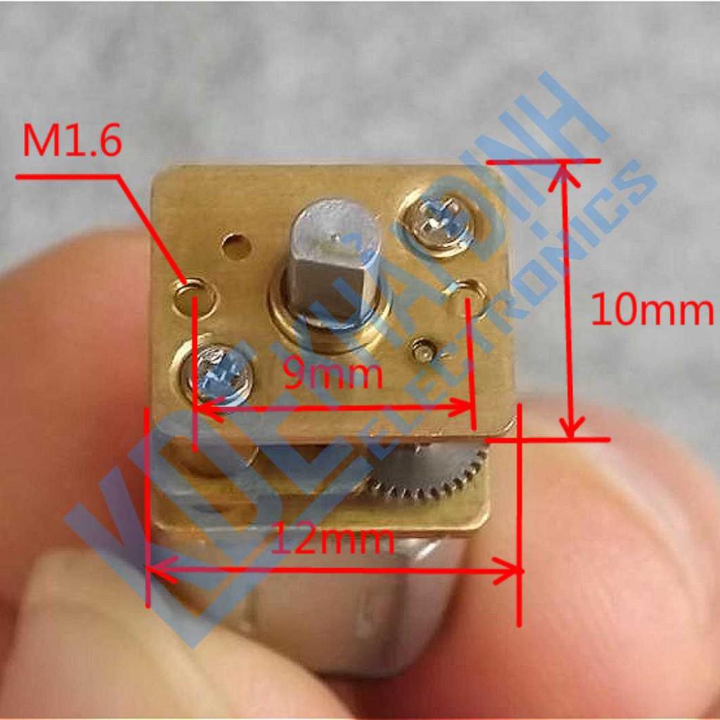 Động cơ giảm tốc N20 5-9V670-1200RPM trục D 3mm 10g kde3483
