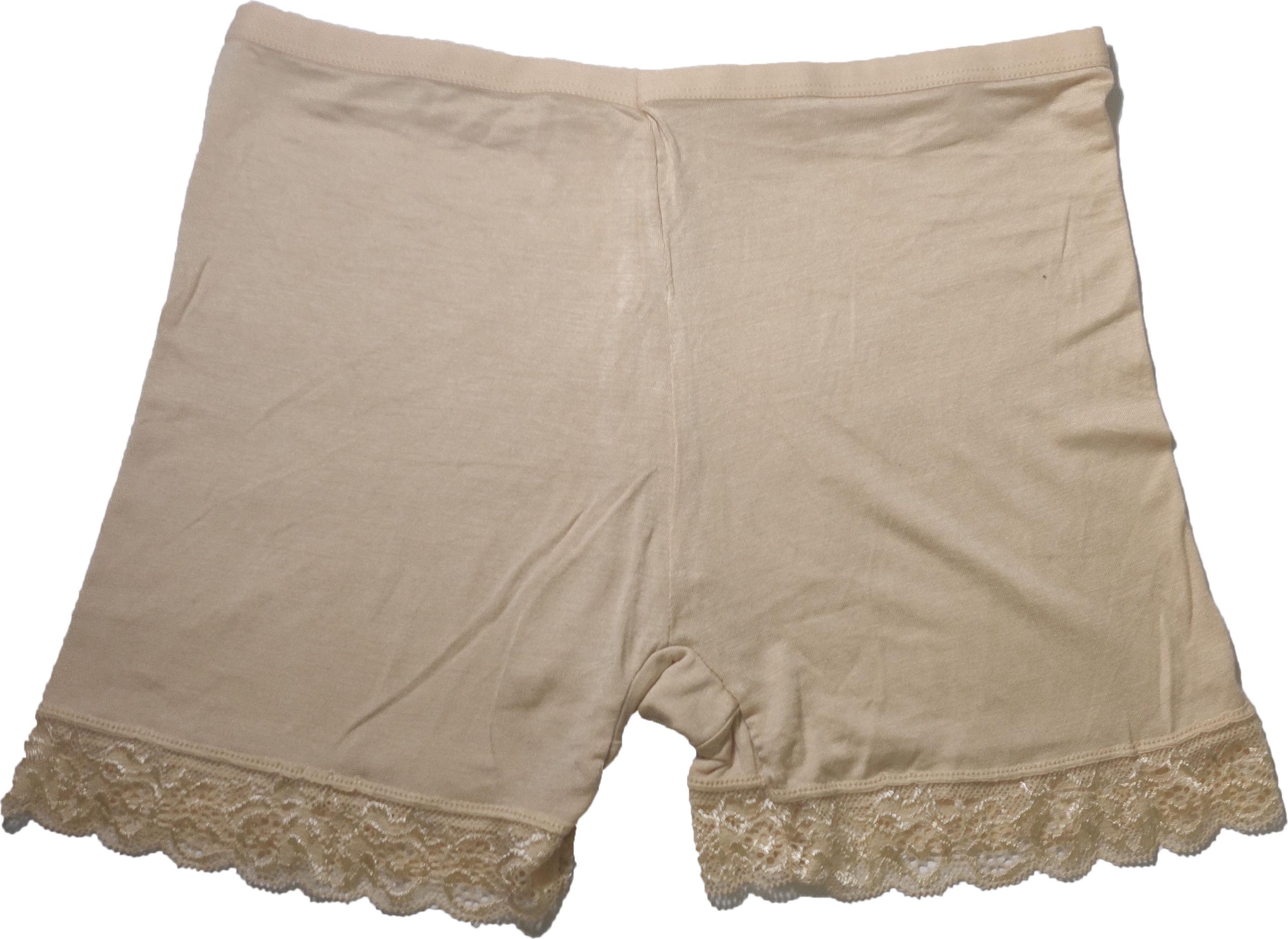 Combo 4 Quần mặc trong váy 2 màu đen và 2 màu be chất cotton siêu mịn thoáng mát