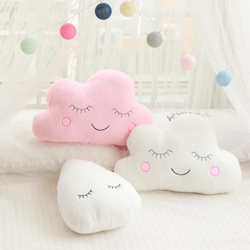Đẹp Nhồi Bông Mây Trăng Sao Raindrop Sang Trọng Gối Đệm Mềm Mại Cloud Nhồi Bông Sang Trọng Đồ Chơi Dành Cho Trẻ Em Bé Trẻ Em Gối Cô Gái quà Tặng