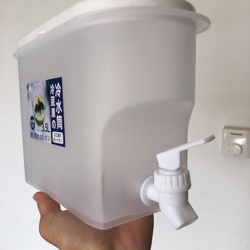 Bình Nước 3,5 Lít Có Vòi, Bình Nước Có Vòi Để Tủ Lạnh Tiện Dụng - Miễn Phí Vận Chuyển
