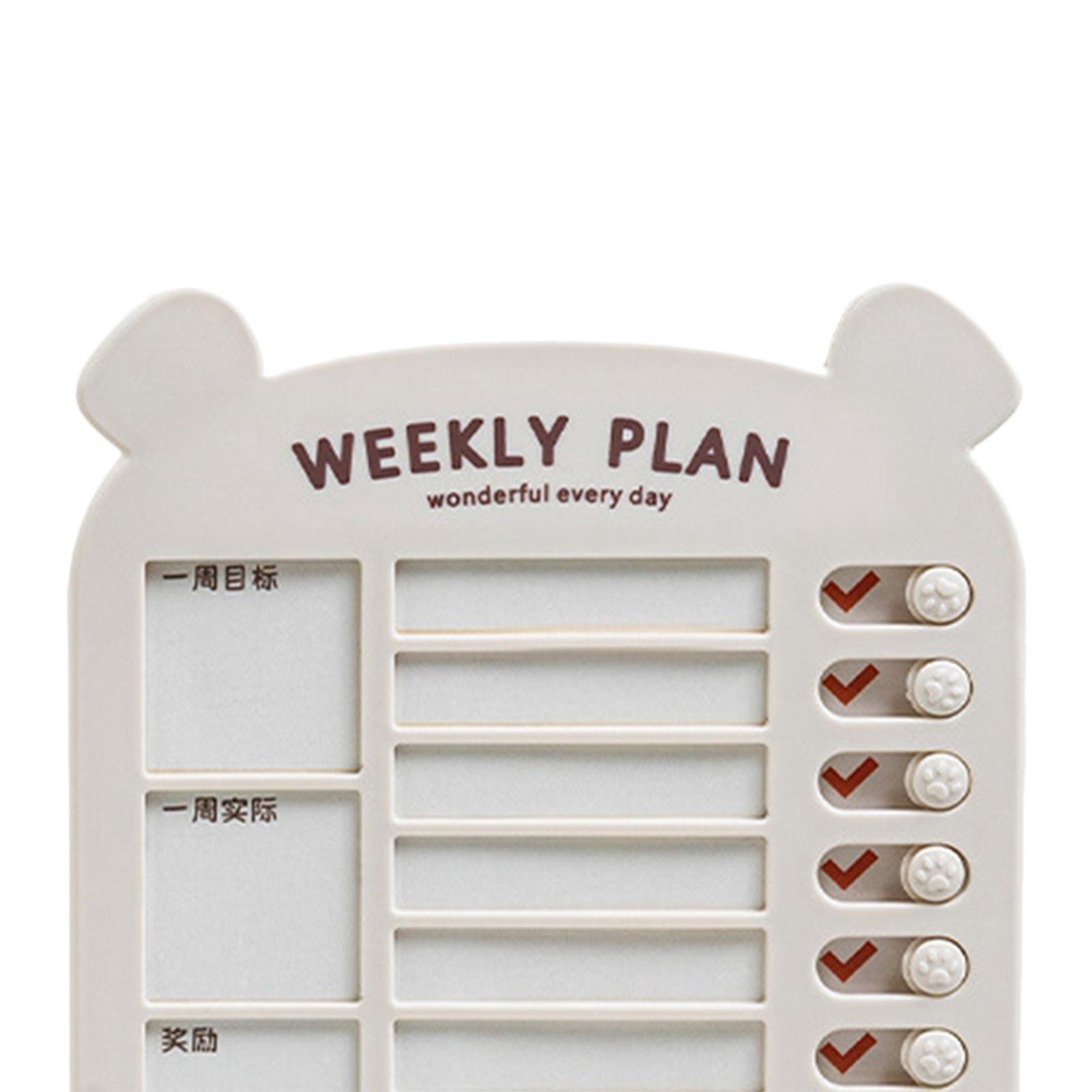 Detachable List Board, Daily Schedule Board, Daily Task Planning Board for Office