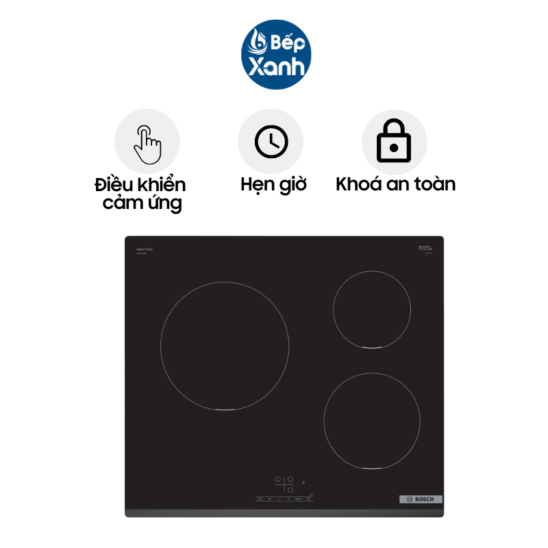 [FREESHIP HCM] Bếp Từ 3 Vùng Nấu Bosch HMH.PUC631BB5E - Hàng Chính Hãng