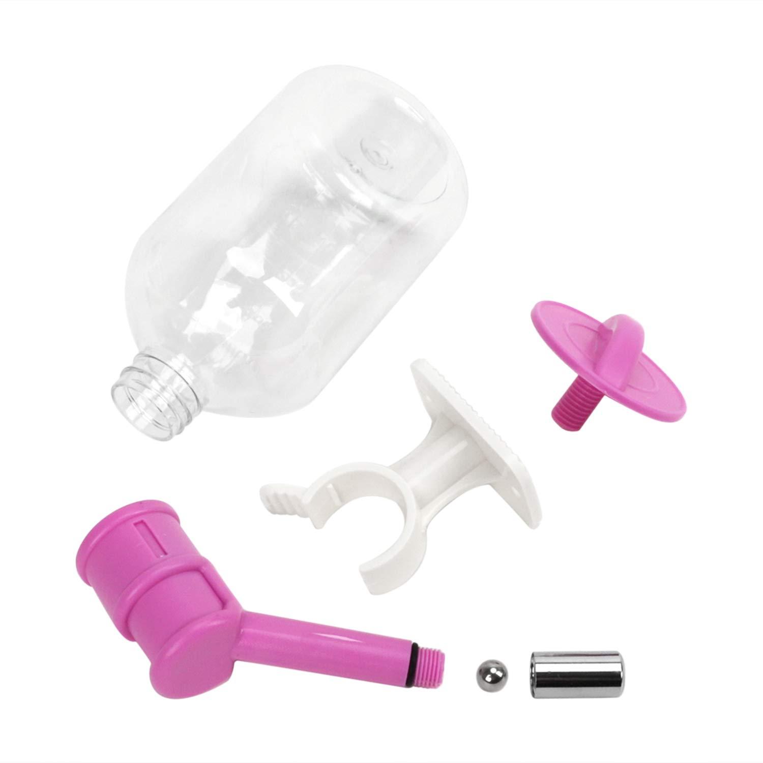 Chai nước uống nước uống trên cách phụ kiện động vật 500ml Chai để treo cho chó chó con thỏ con thỏ cưng