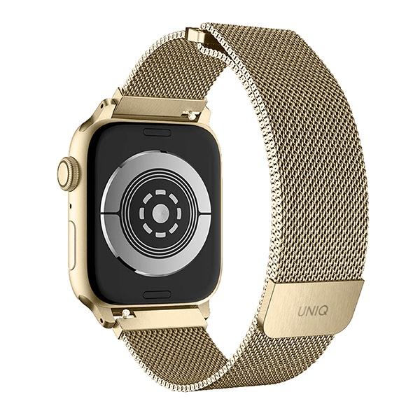 Dây Đeo UNIQ DANTE Mesh Steel Strap For Apple Watch Series 1~8/ SE đủ size, chất liệu thép bền bỉ. Hàng Chính Hãng