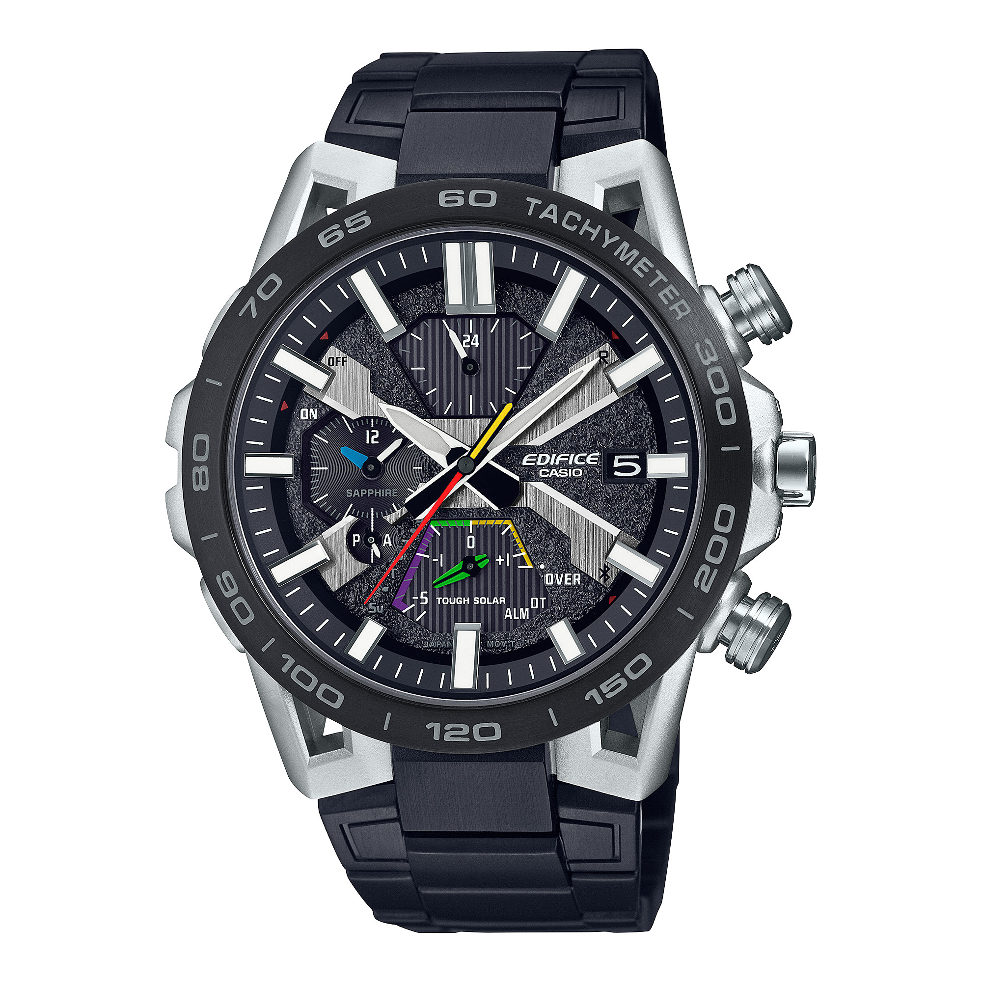 Đồng Hồ Nam Dây Thép Casio Edifice EQB-2000DC-1A Chính Hãng | Kính Sapphire - Bluetooth - Pin Năng Lượng Mặt Trời | EQB-2000DC-1ADR