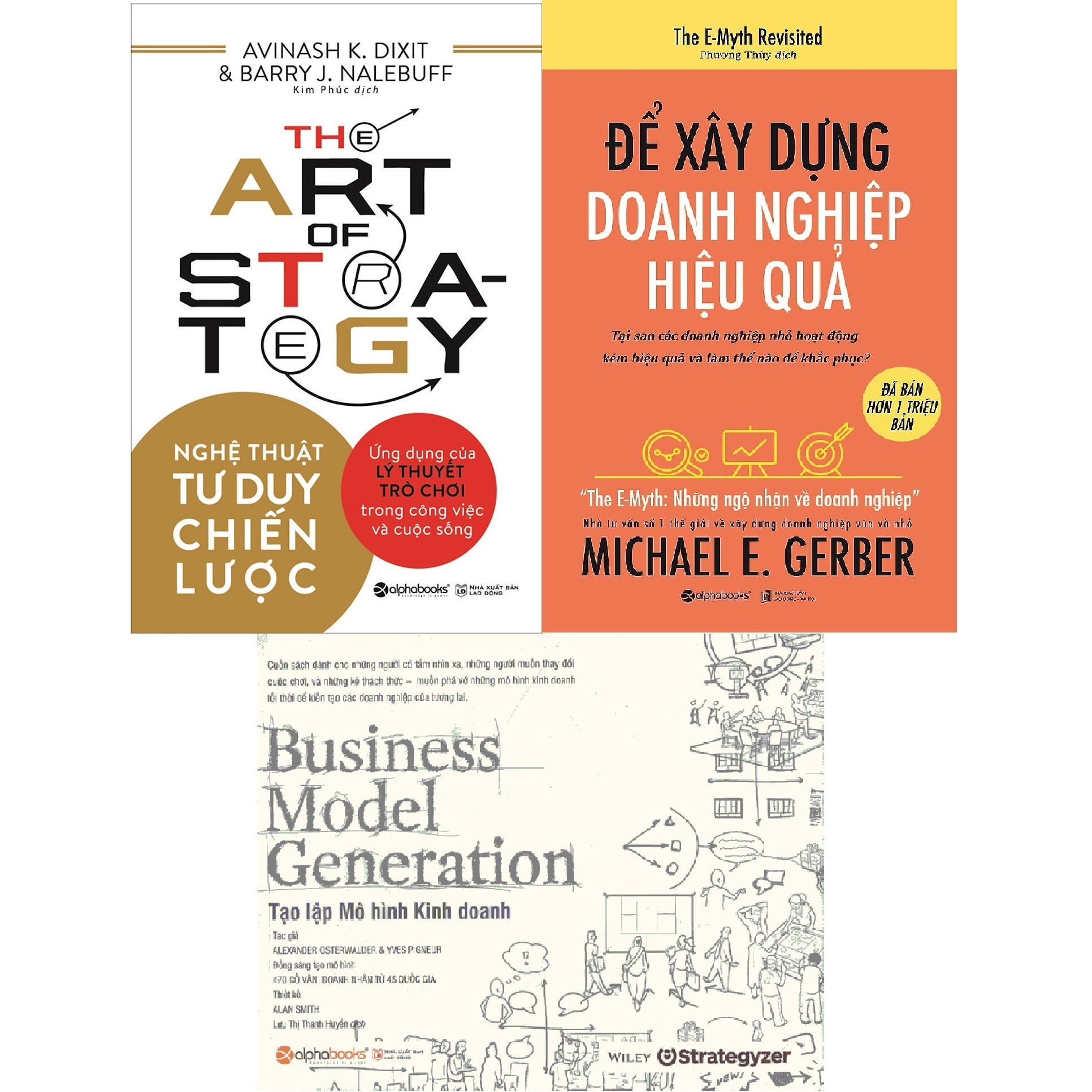 Combo Chiến Lược Phát Triển Doanh Nghiệp tặng kèm bookmark Sáng Tạo