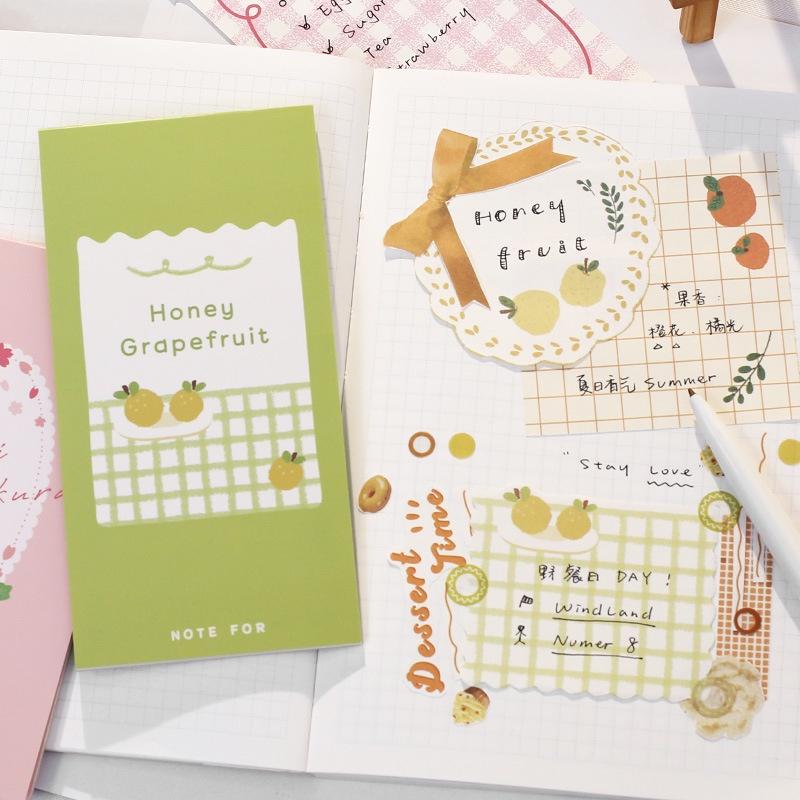 Giấy Note - Tập 24 Tờ Giấy Note Form Dài Phong Cách Nhẹ Nhàng