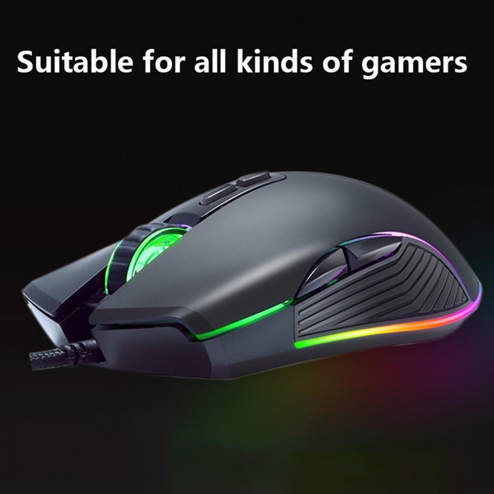 ZUOYA AT560 Có Dây Chuyên Nghiệp Đèn Nền RGB LED 3600DPI Quang USB Chuột Chơi Game Phụ Kiện Máy Tính Sinh Ra Để Dành Cho Game