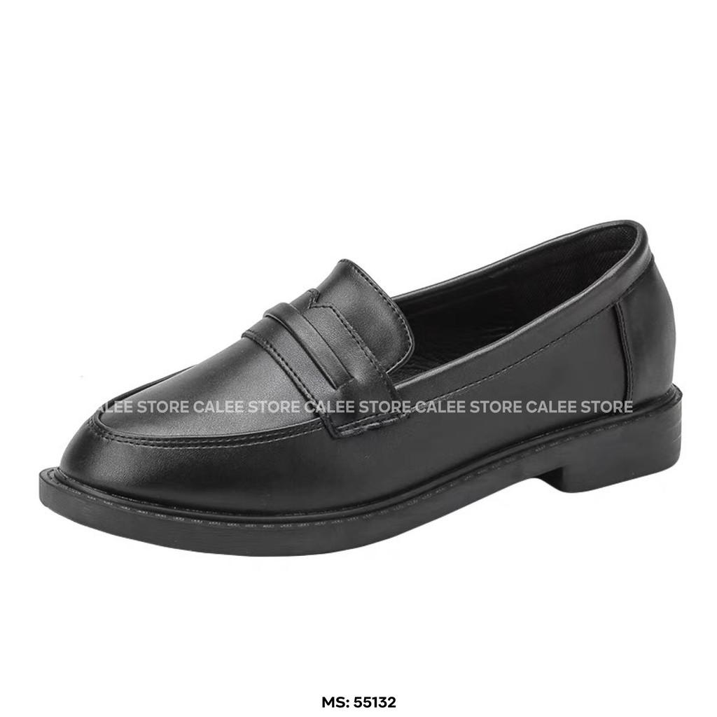 ẢNH THẬT VIDEO MỚI VỀ Giày moca loafer bệt văn phòng lười xỏ da mềm nữ 3cm có sẵn cao cấp đen trắng kem milinaa ulzzang