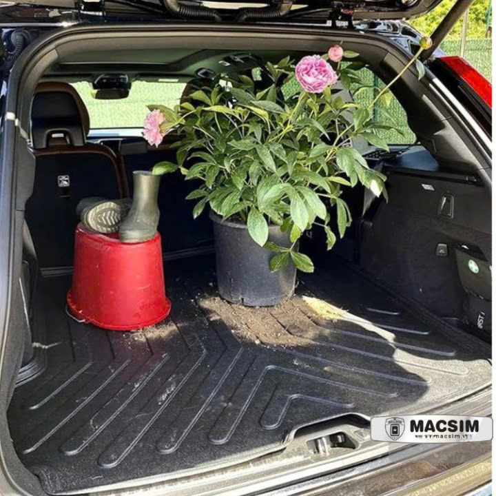 Thảm lót cốp ô tô nhựa TPU Honda City fifth generation 2009-2013 Nhãn hiệu Macsim