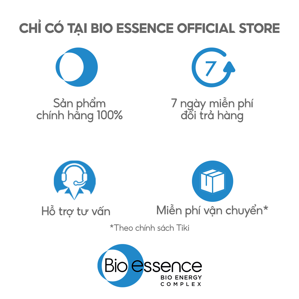 Combo 2 Nước tẩy trang ẩm mượt Bio-Essence Bio-Water 100ml/chai