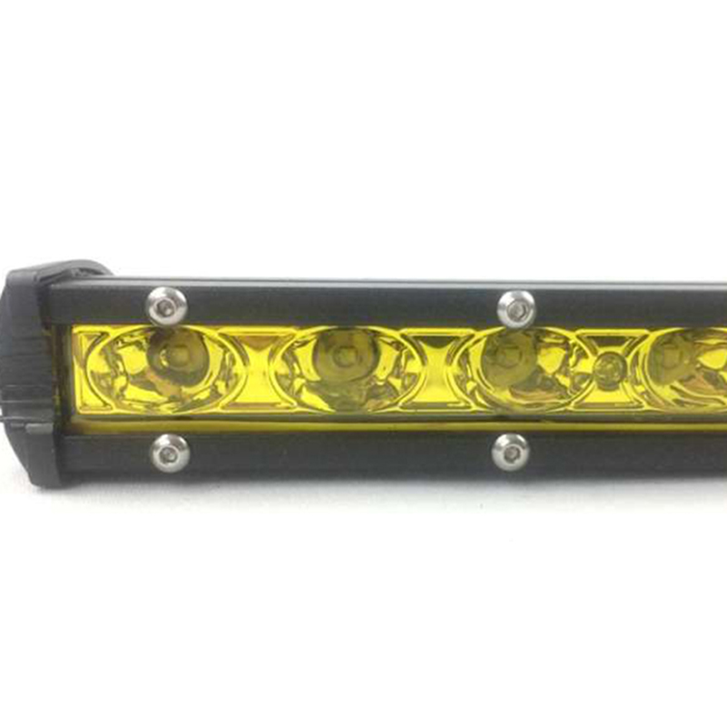 Combo cặp đèn pha led trợ sáng Bar Offroad 12 bóng sáng trắng vàng