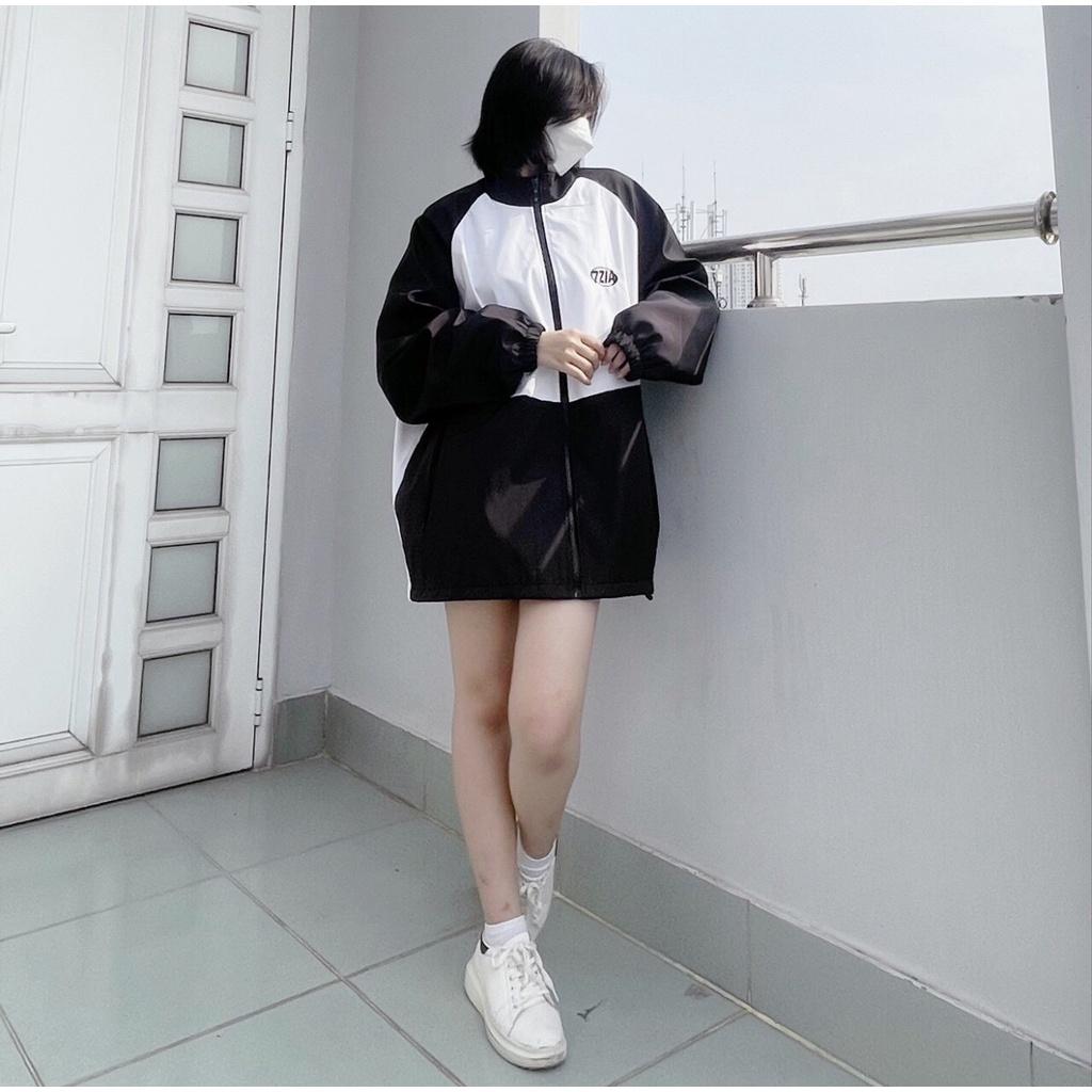 Áo Khoác Dù Unisex 2 size nam nữ bận thoải mái TiB078 ZIA Ulzzang Nam Nữ