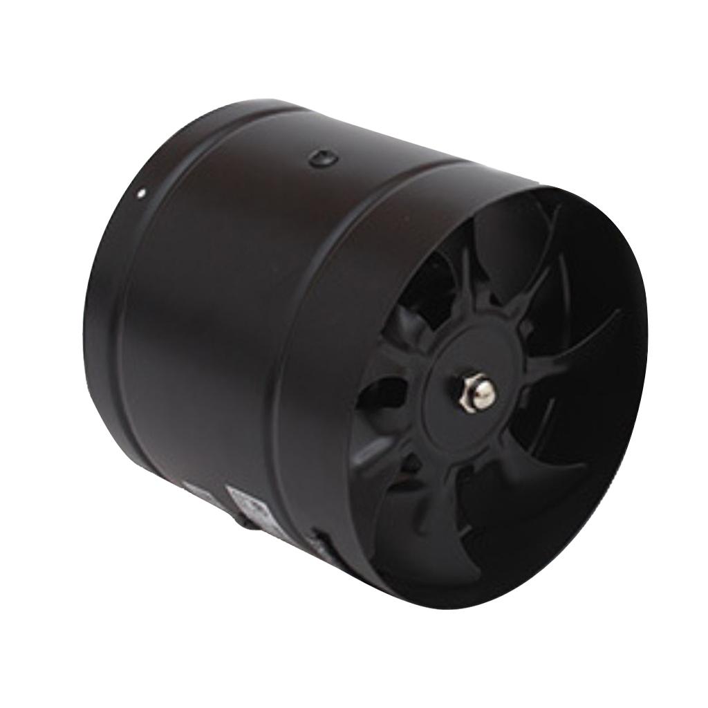 Metal Inline Duct Fan Booster Exhaust Blower Air Cooling Vent
