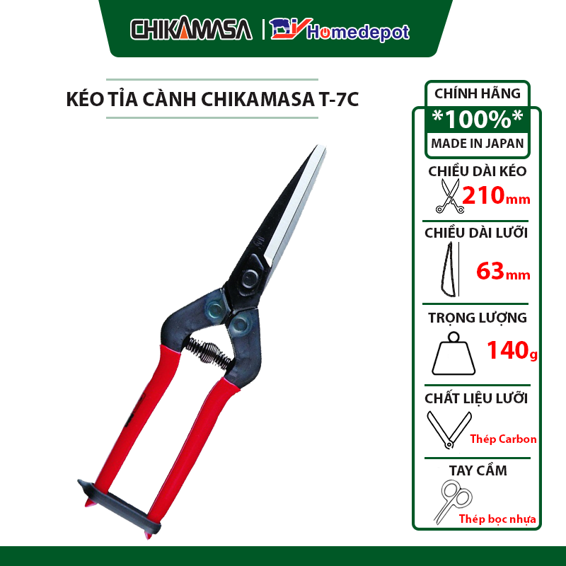 Kéo tỉa cành Chikamasa T-7C