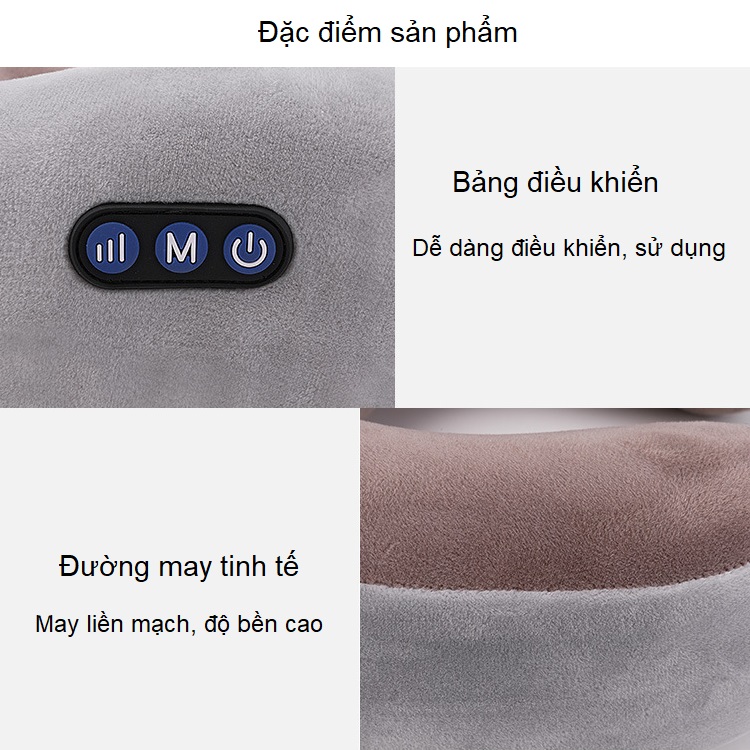 Thiết bị hỗ trợ giảm đau, mỏi vai gáy, massage cổ thoải mái nhất khi sử dụng V2