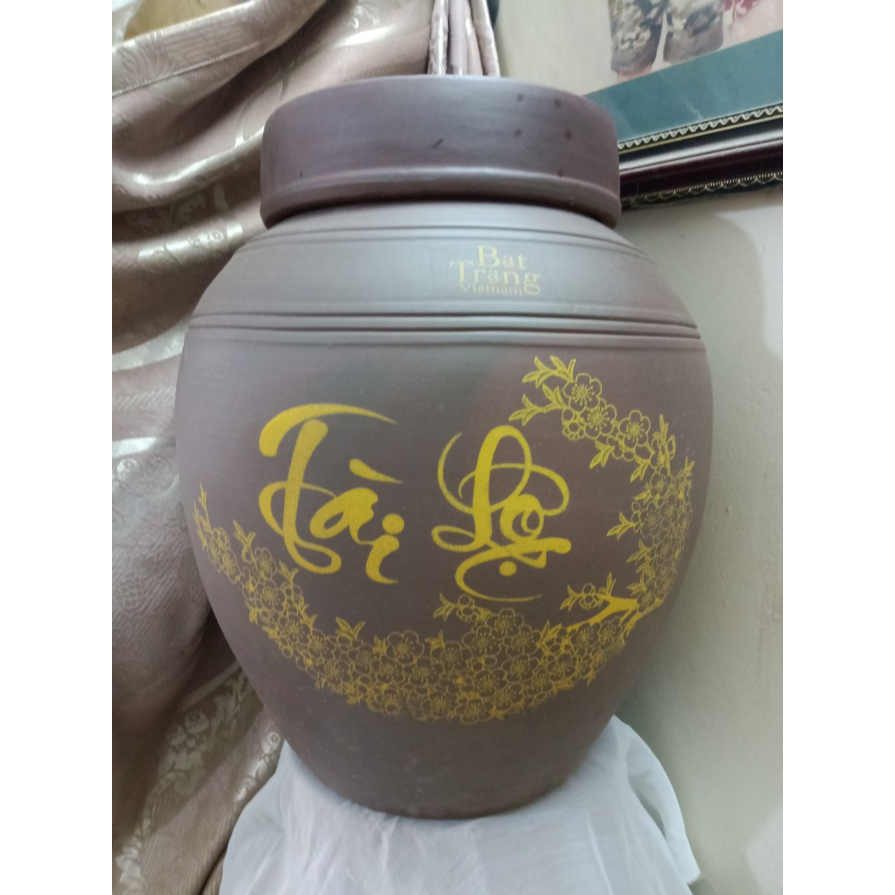 Bình rượu Bát Tràng 15l