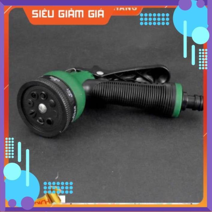 Vòi xịt rửa xe,Vòi phun nước tưới cây tăng áp thông minh 8 chế độ 815621-1