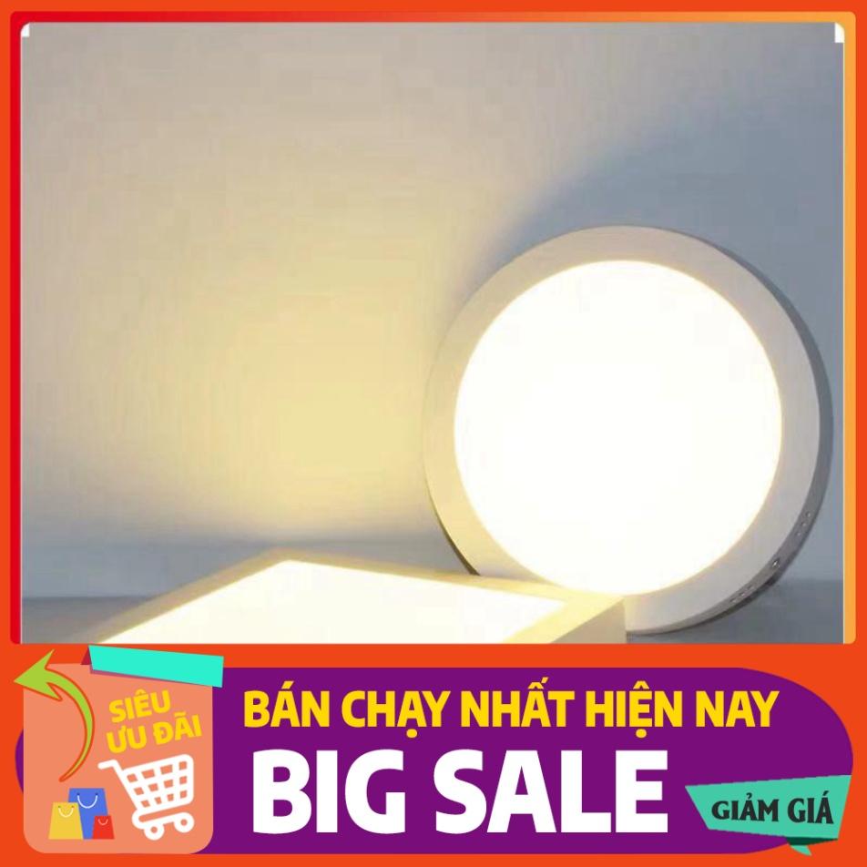 ĐÈN ỐP TRẦN NỔI, ĐÈN PANEL CHIẾU SÁNG 6W -24W TRÒN VUÔNG Trắng Vàng