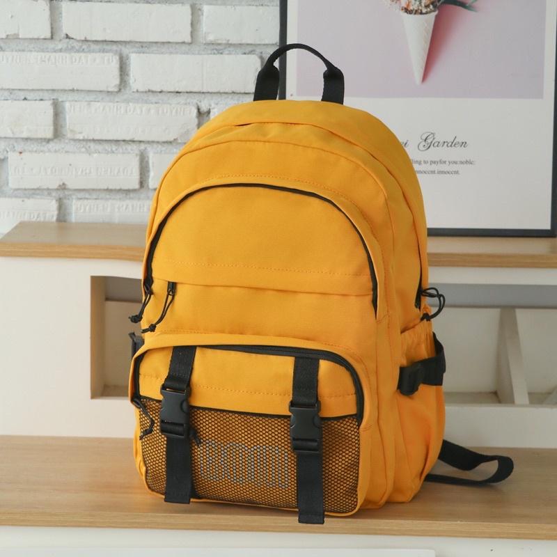 Balo học sinh, sinh viên thời trang unisex với chất dù cao cấp nhẹ bền - BOM