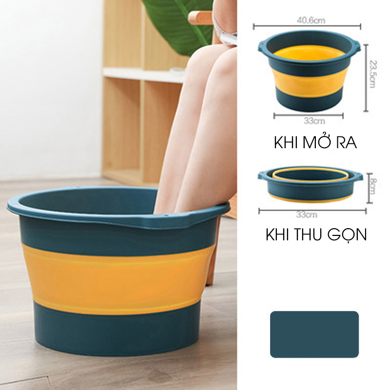 Bồn ngâm chân tiện dụng AH2861 ( Mầu ngẫu nhiên ) - Hàng chính hãng