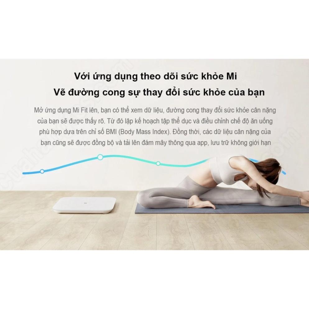 Cân thông minh Xiaomi smart scale2 - Bác Sĩ Gia Đình, Trợ Lý Sức Khỏe - Hàng Chính Hãng