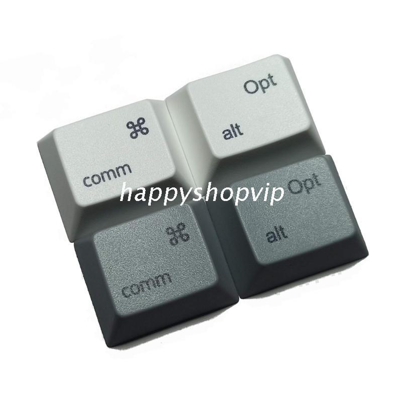 HSV 2Pcs PBT keycaps Commond And Option Keys Cherry MX Key Caps For MX Switches Mechanical Gaming Keyboard