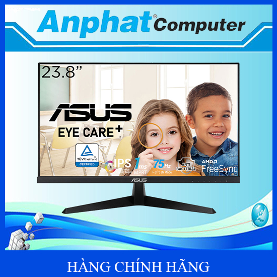 Màn hình LCD ASUS VY249HE (23.8 inch/FHD/IPS/75HZ/1ms) – Hàng Chính Hãng