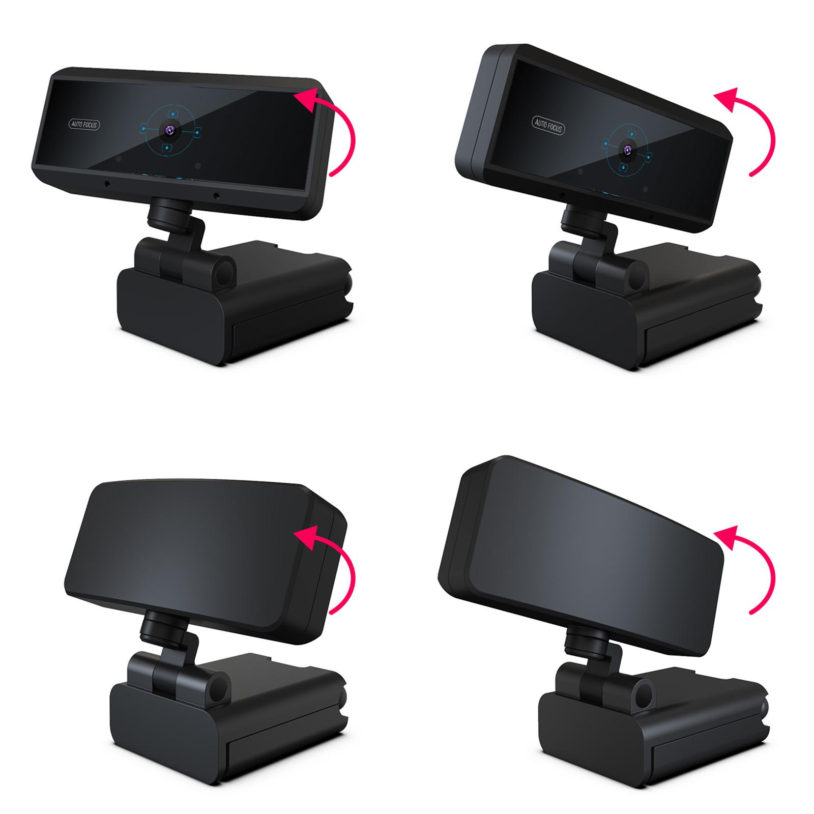 USB Webcam with Microphone for Computer PC Laptop Desktop
