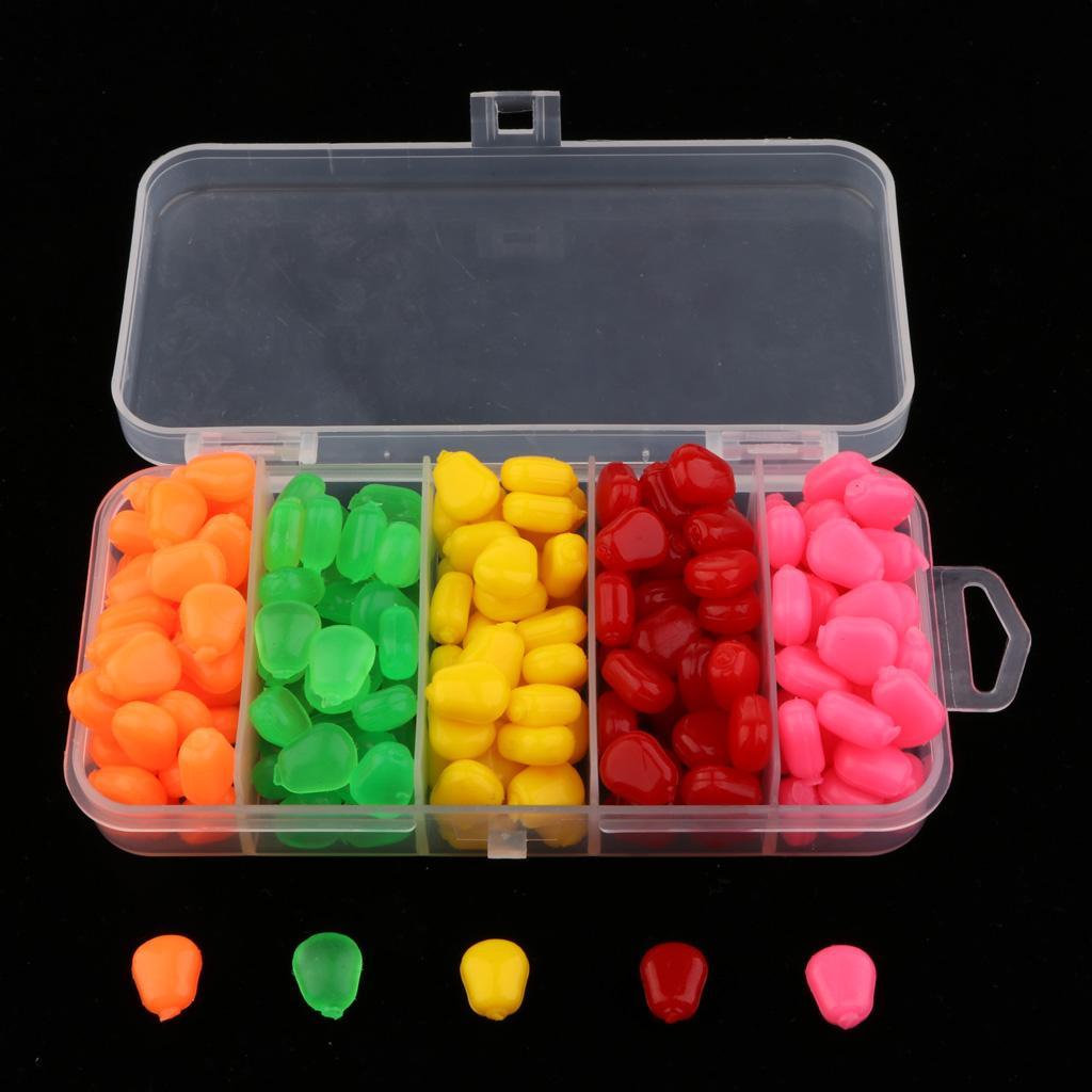 200Pcs Artificial Corn Fishing Simulation Fake Soft Baits for Trout