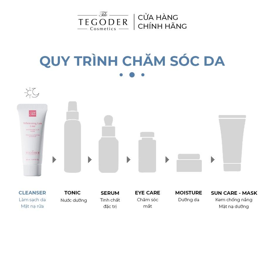 Hình ảnh Mặt nạ dưỡng chất làm trắng thanh lọc da G-White Tegoder Whitening lux mask 50 ml mã 1098